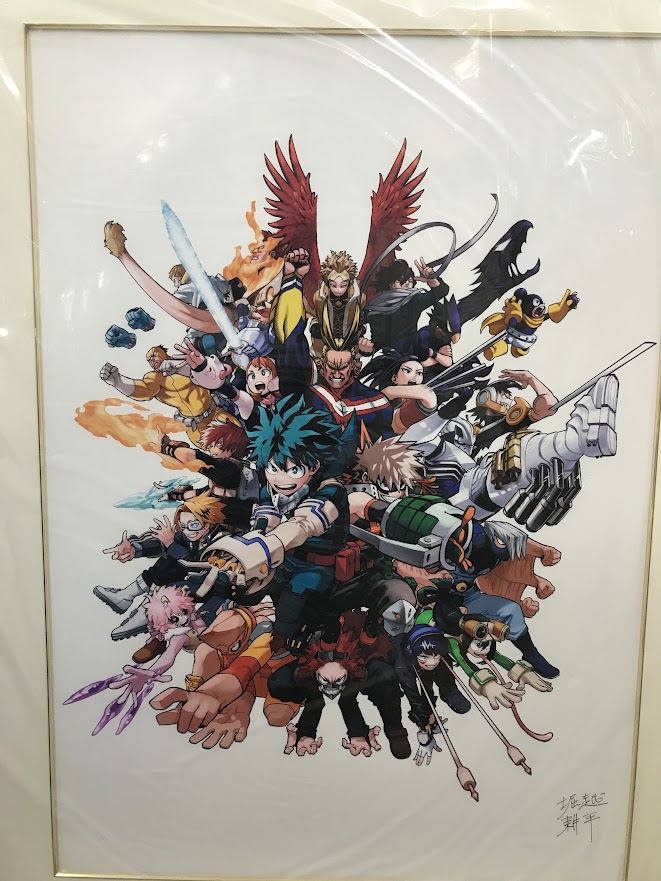 僕のヒーローアカデミア 高級複製原画 原画 爆豪 緑谷 オールマイト 蛙水