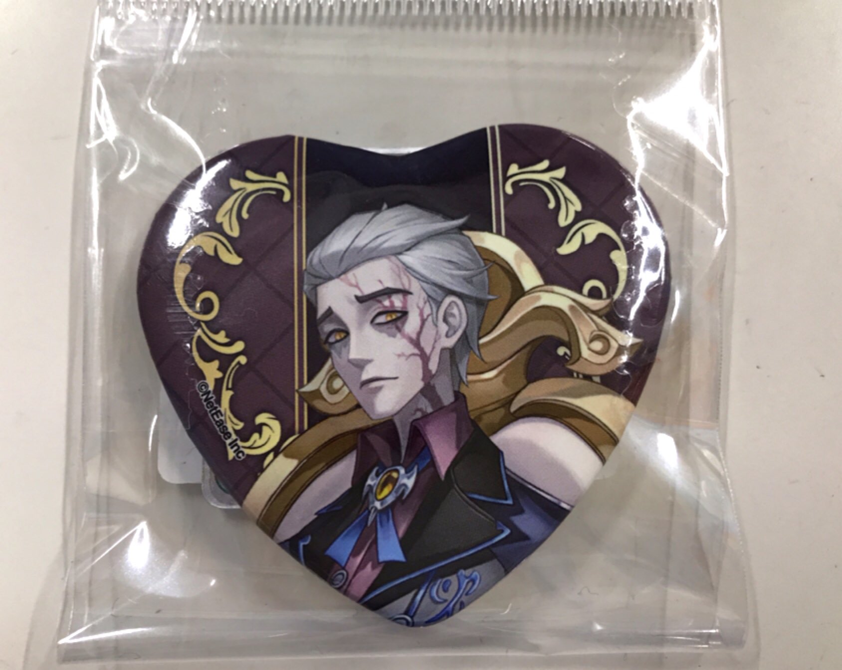 第五人格 スイパラ 4周年 コラボカフェ ハート缶バッジ 少女 記憶