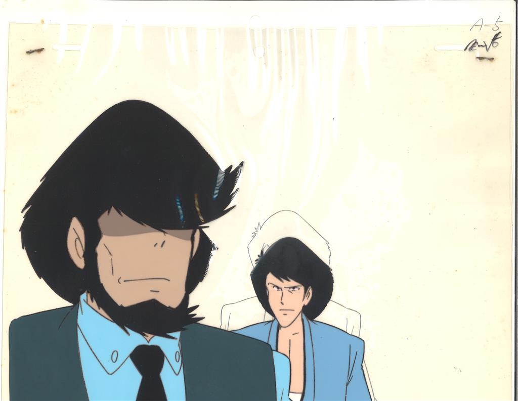 ルパン三世 ルパン 次元 アニメ セル画 背景付き ルパン三世 ルパン
