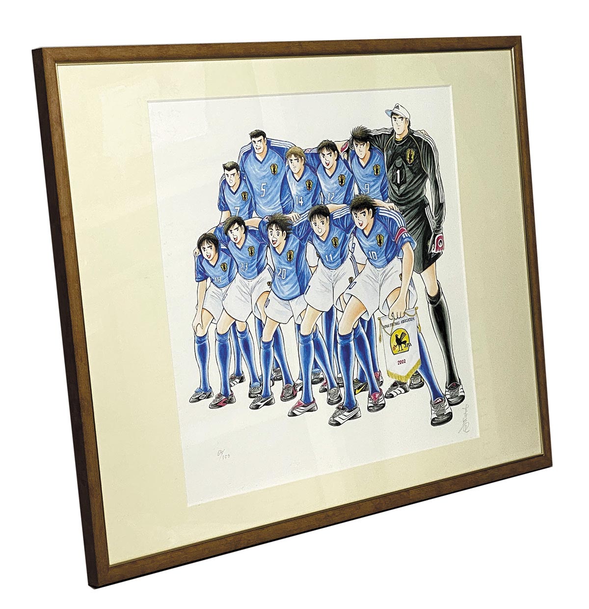 高橋陽一「 キャプテン翼 」抽プレ品 複製色紙 高橋陽一「 キャプテン