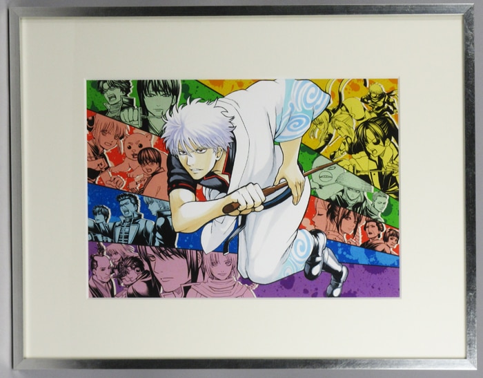 銀魂 複製原画 集合 額縁入り 空知英秋 カラー複製イラスト「銀魂」