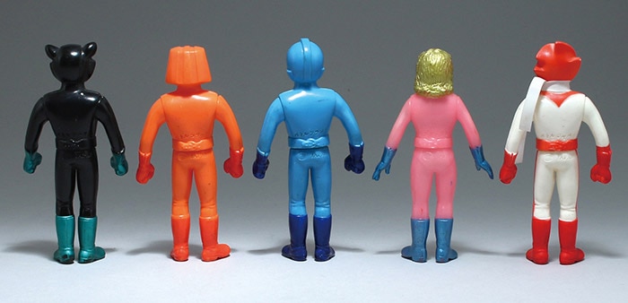 ポピー ソフビ バトルフィーバーJ 5体セット ポピー ザ・バトルマン5体