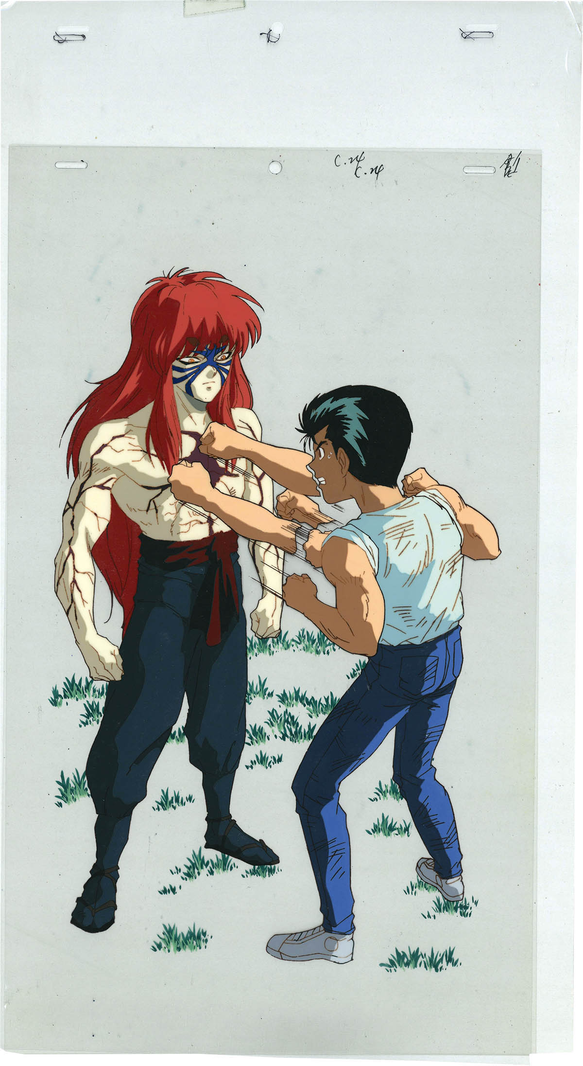 セル画 幽遊白書 背景付 浦飯幽助 仙水編 幽遊白書・「