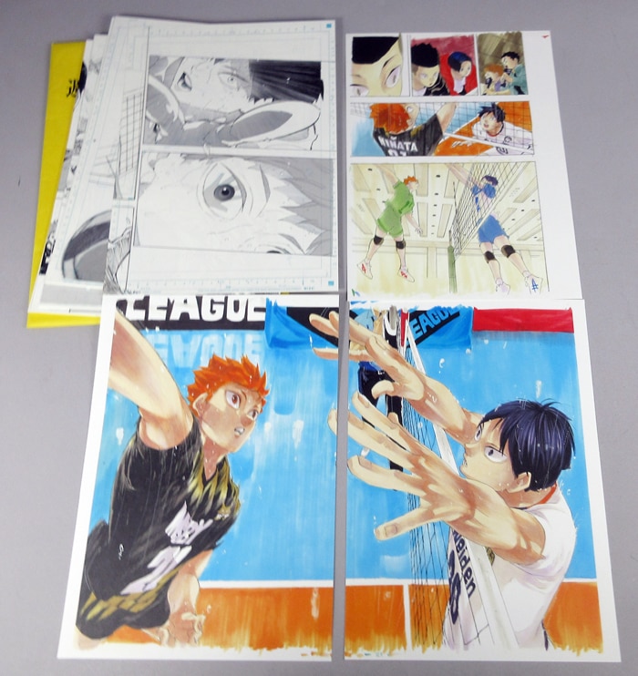 ハイキュー 完全受注生産品 第401話 まるごと複製原稿セット