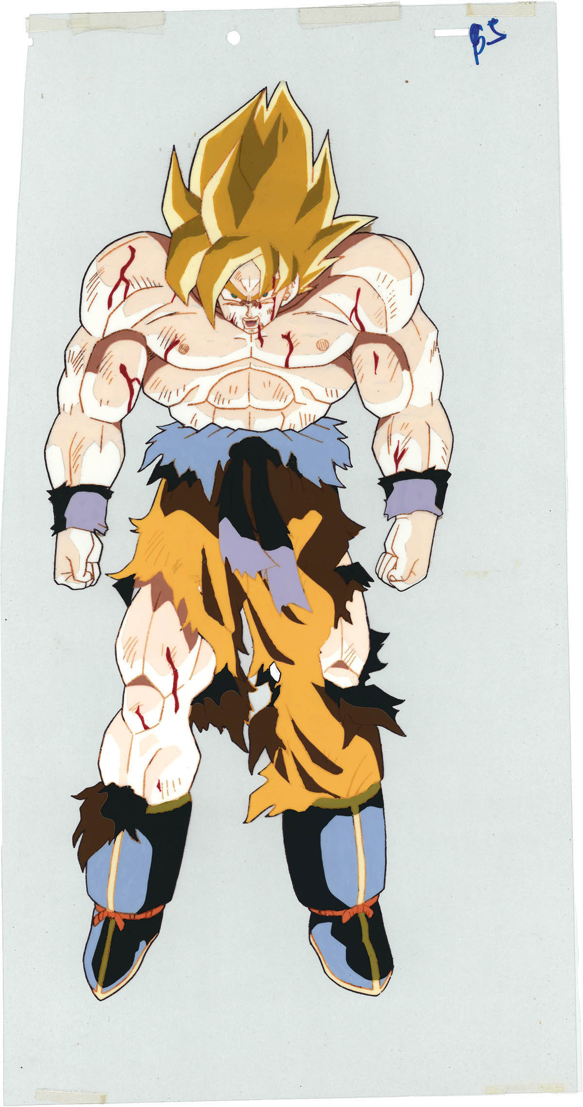 Goku セル画 手書きメモ付き