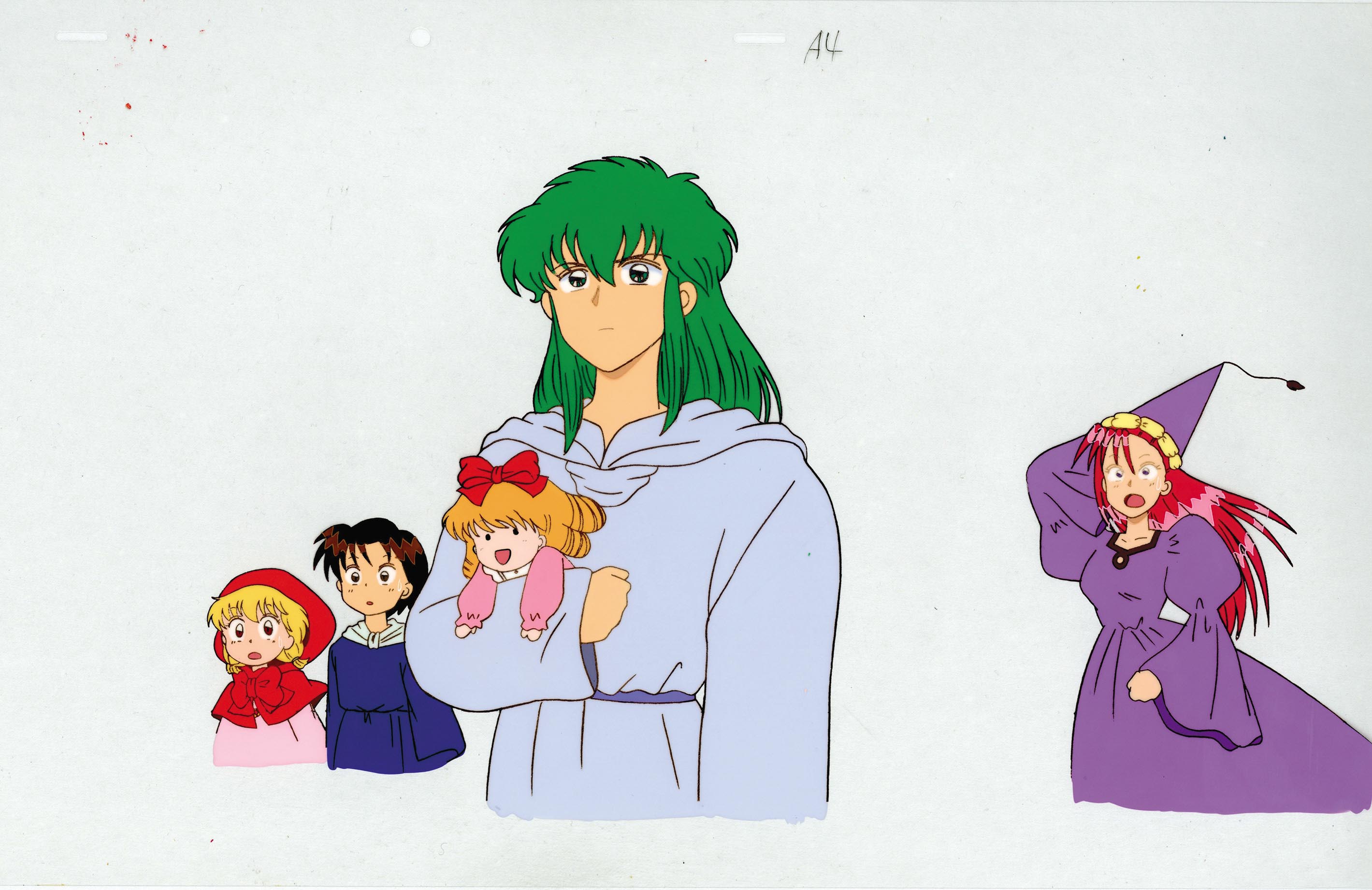 セル画 赤ずきんチャチャ セラヴィ先生とエリザベス風ドロシーちゃん