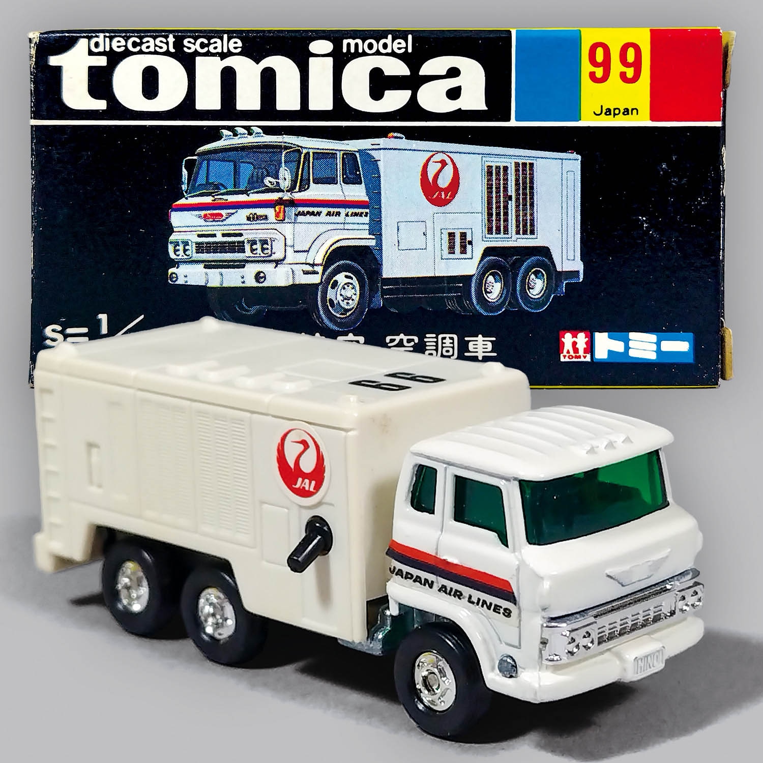 絶版 希少 トミカ 黒箱 日本航空 タラップカー 日本製 箱付き レトロ