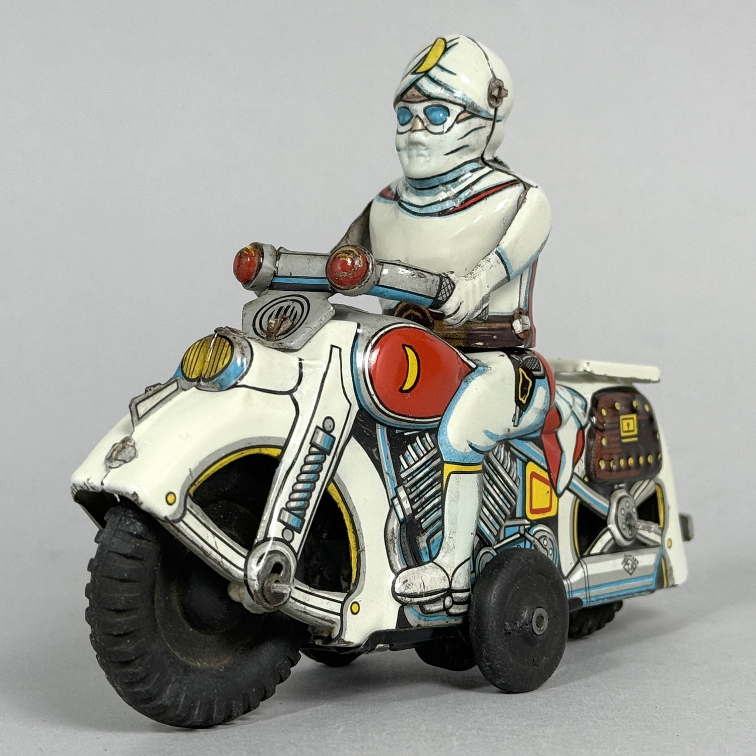 昭和レトロ 当時物 月光仮面 ソフビ ムーンライト号フリクション月光号