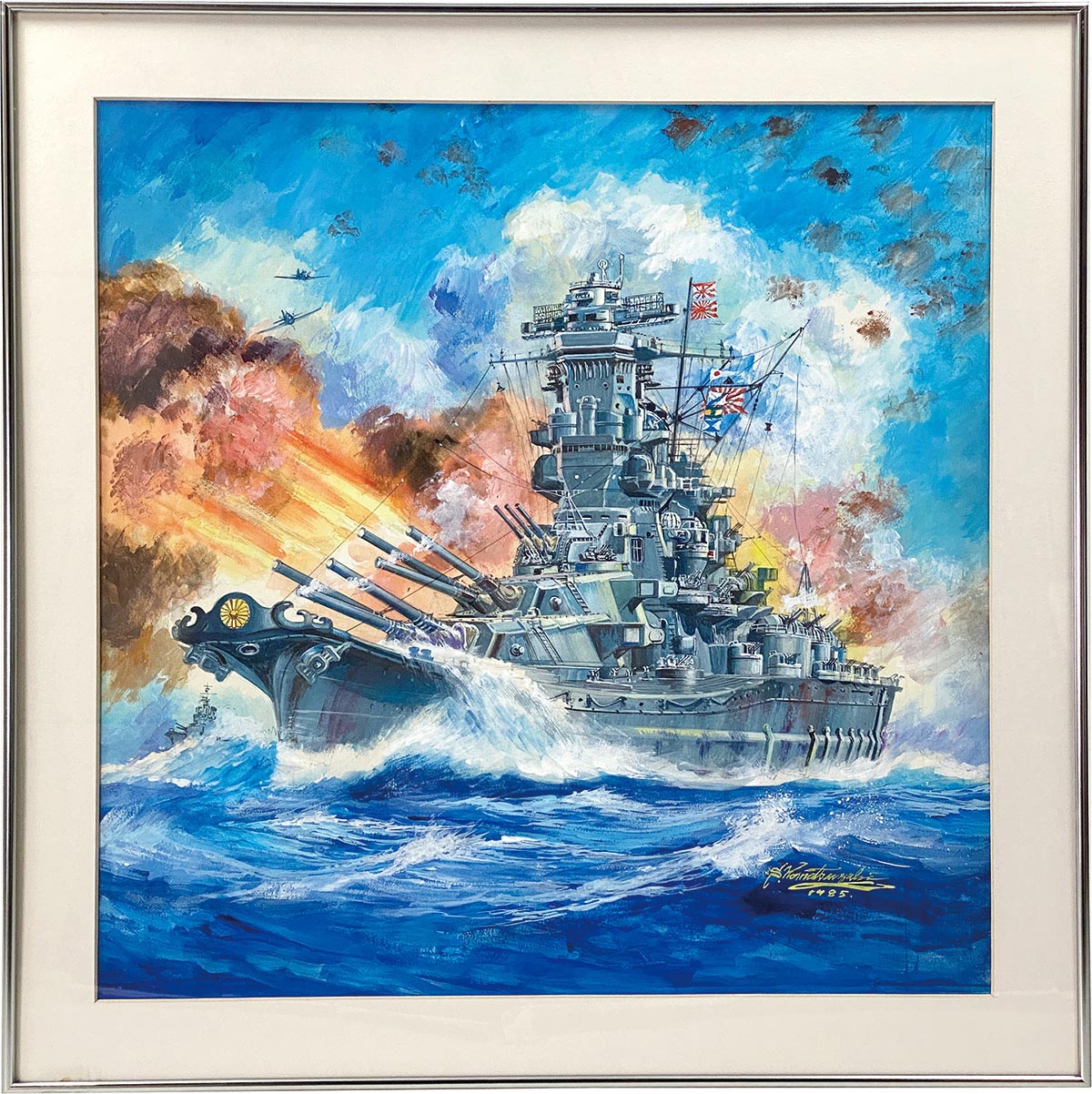 ☆松本徽章「日本海軍の艦艇メダル」純銀製20枚 直径50mm 40g 原画20枚