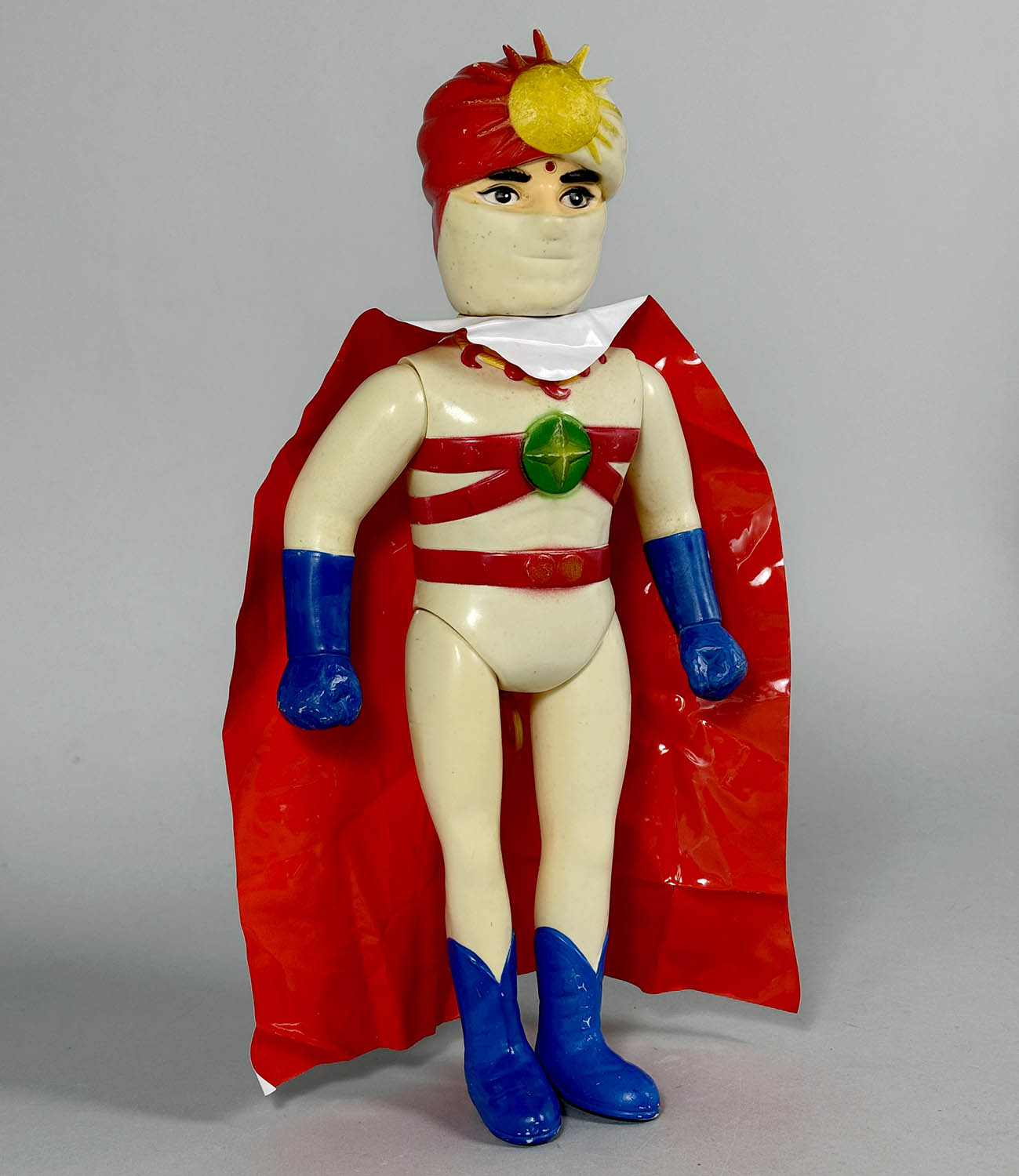 レインボーマン ダッシュ7太陽の化身 透明 無版権 古い ソフビ 当時物