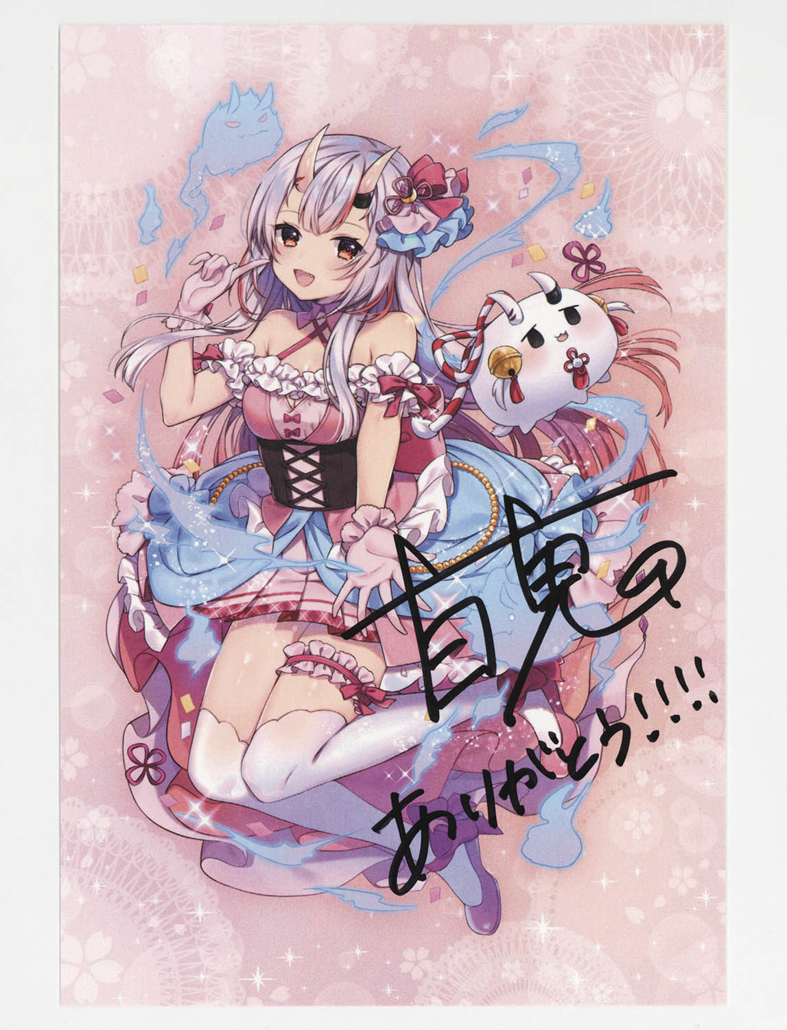 ヴァイスシュヴァルツ ホロライブvol2 百鬼あやめ 鬼ポップ SSPサイン