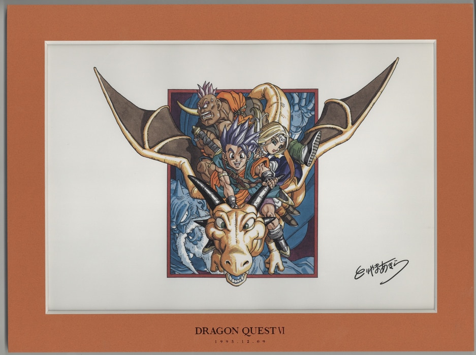 鳥山明 複製原画 3枚セット ドラゴンクエスト ドラゴンクエスト 30th