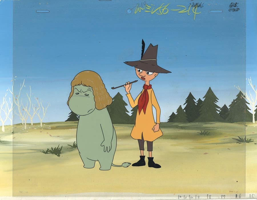 ❤️Moomin セル画 ムーミン ムーミン ノンノン 19 A2 - Snufkin Cel