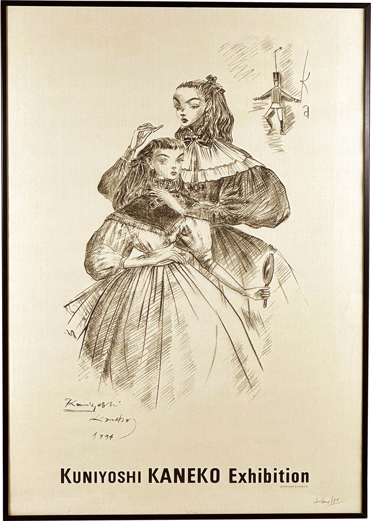 真作 巨匠【金子國義】 銅版画 直筆サイン エディション有 エッチング