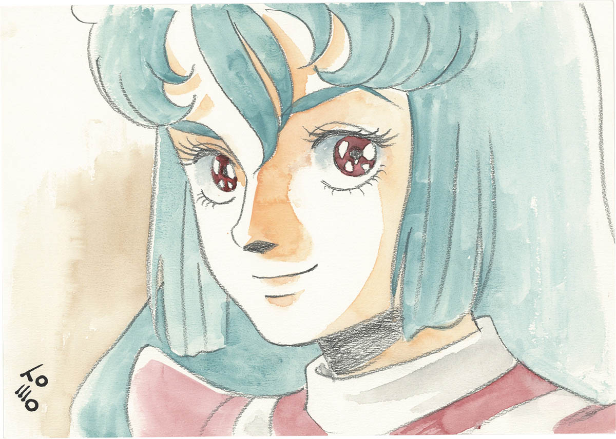 ダンバイン Blu-ray 特装限定版 湖川友謙 イラスト複製原画 ダンバイン