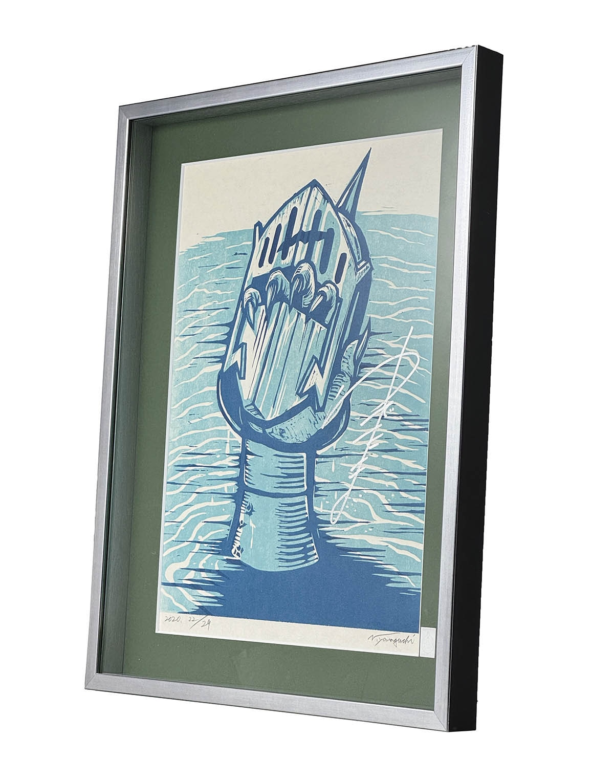 キン肉マン 木版画 ゆでたまご先生直筆サイン入り限定29枚 レア商品