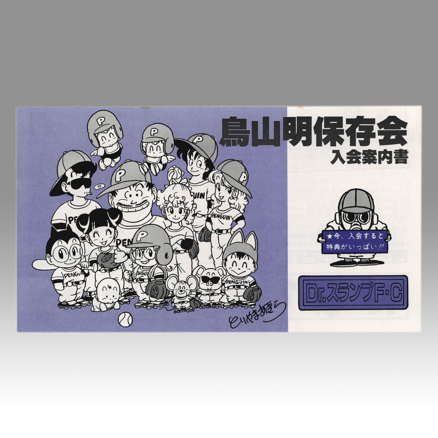 超貴重】PENGUIN VILLAGE入村許可証 鳥山明保存会 Dr.スランプ