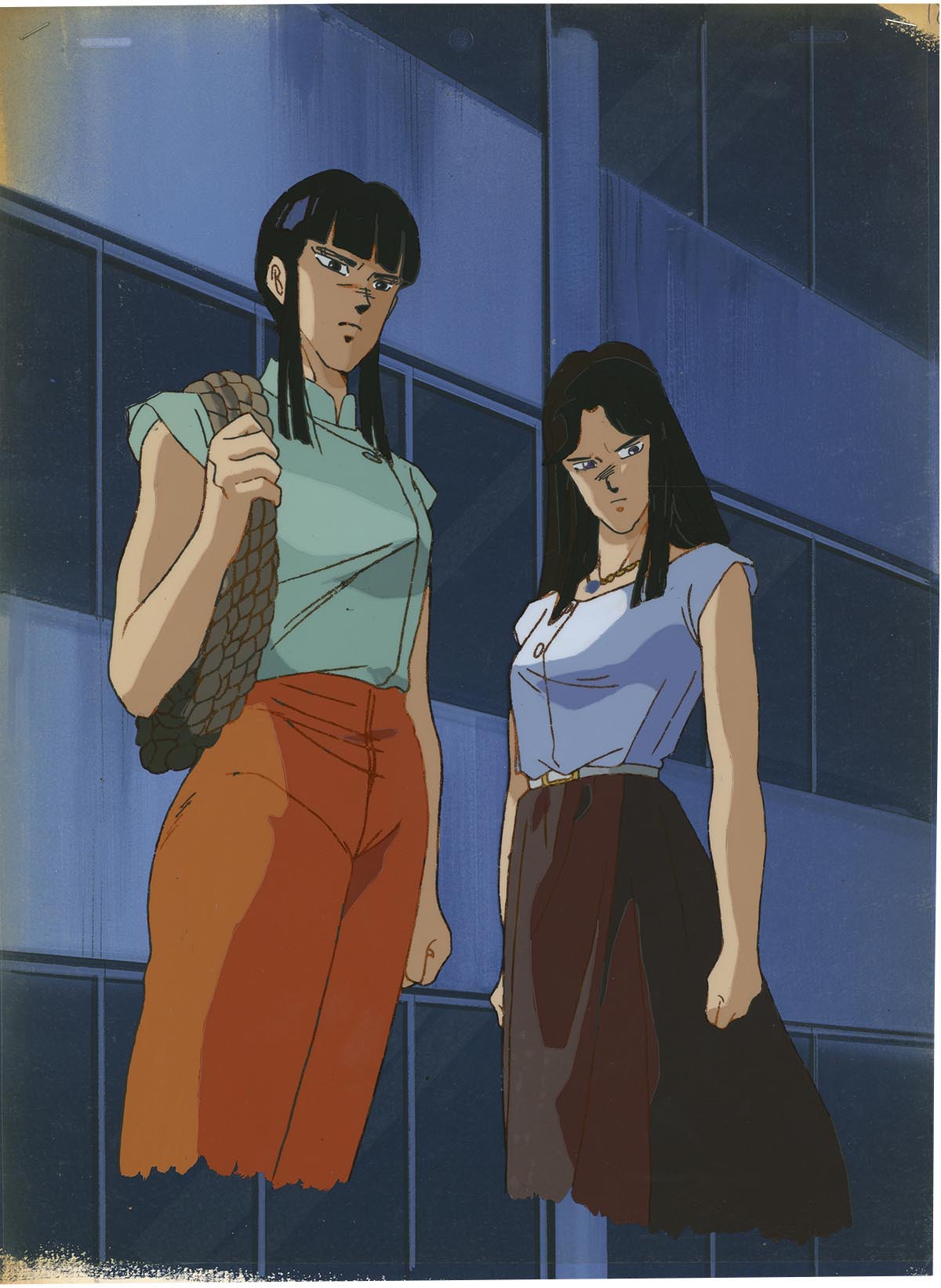 希少 つのだじろう ハイスクールミステリー 学園七不思議 セル画 当時物