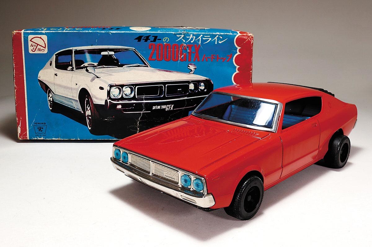 日産スカイライン ケンメリ2000 GT イチコ ブリキ ミニカー 昭和