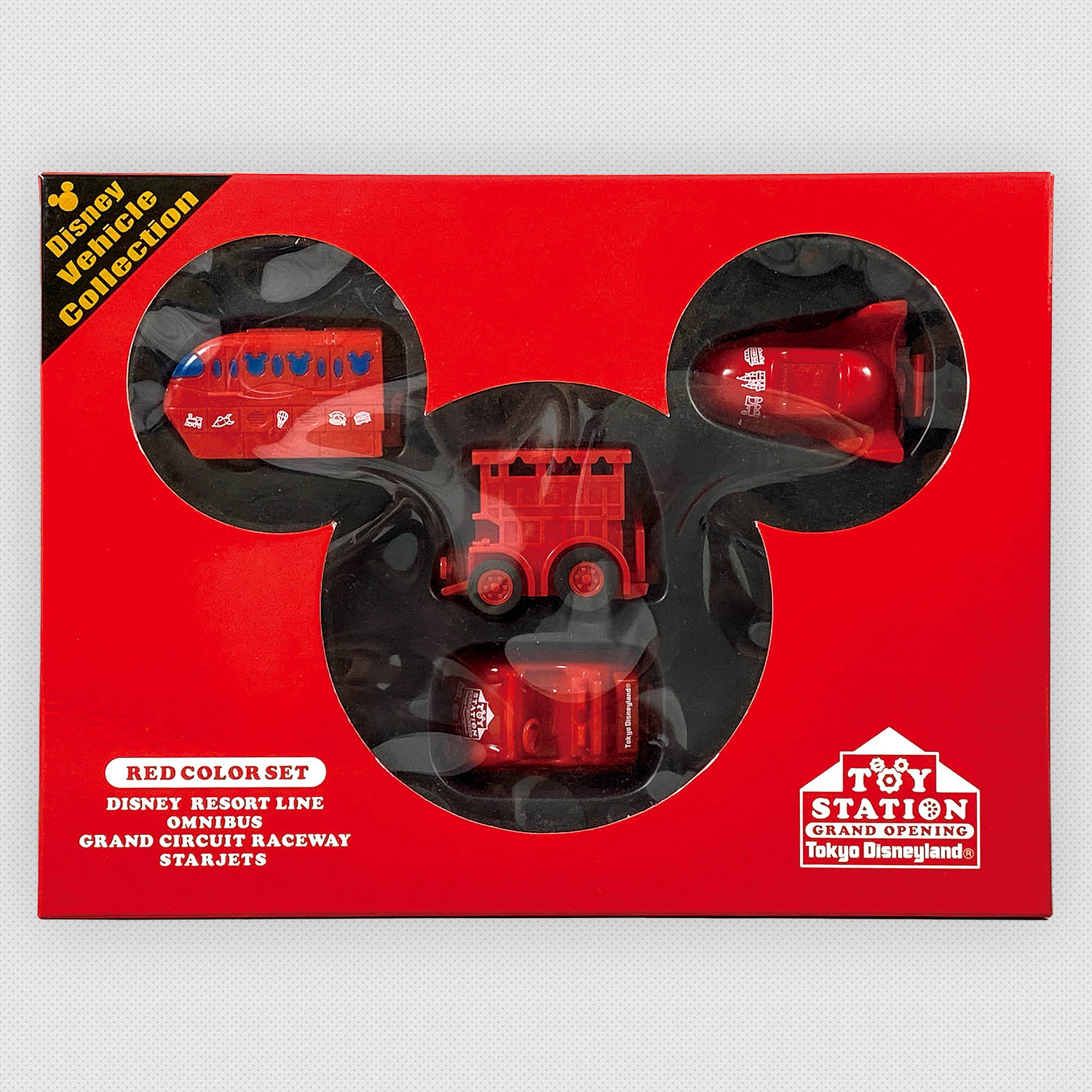 ディズニービークルコレクション レッドカラーセット ディズニー