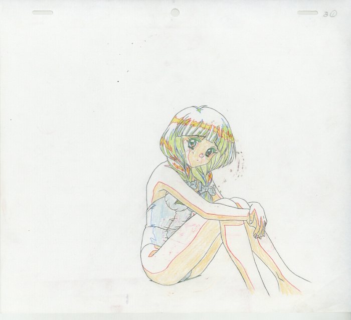 ☆下級生シリーズ・セル画②・神山みこ水着・エルフ・ピンク