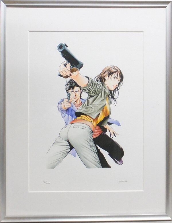 エンジェルハート 1500万部突破記念 北条司ジークレー版画コレクション