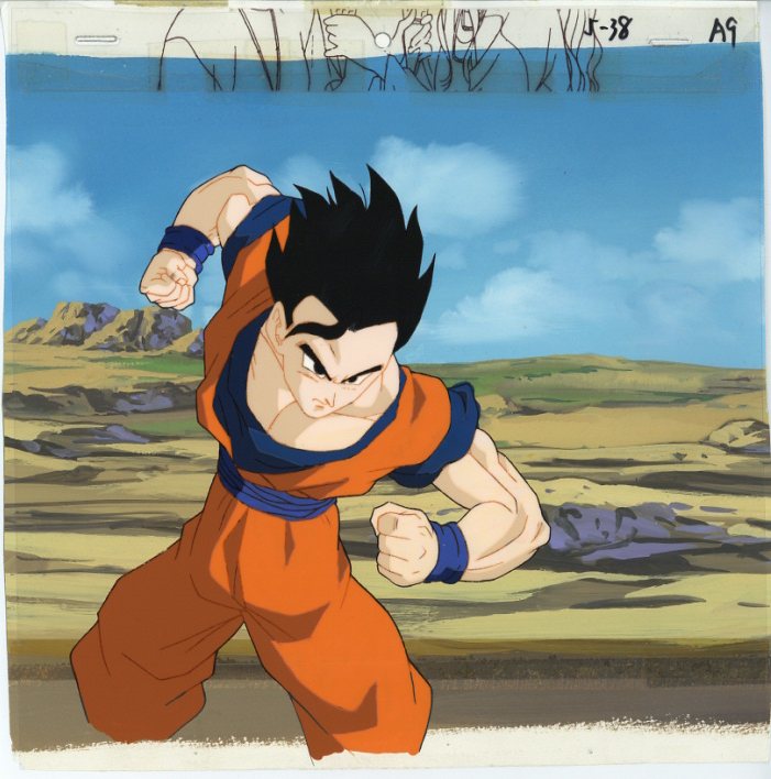 ドラゴンボールGT セル画 孫悟飯 ドラゴンボールZ 孫悟飯(成人) セル画