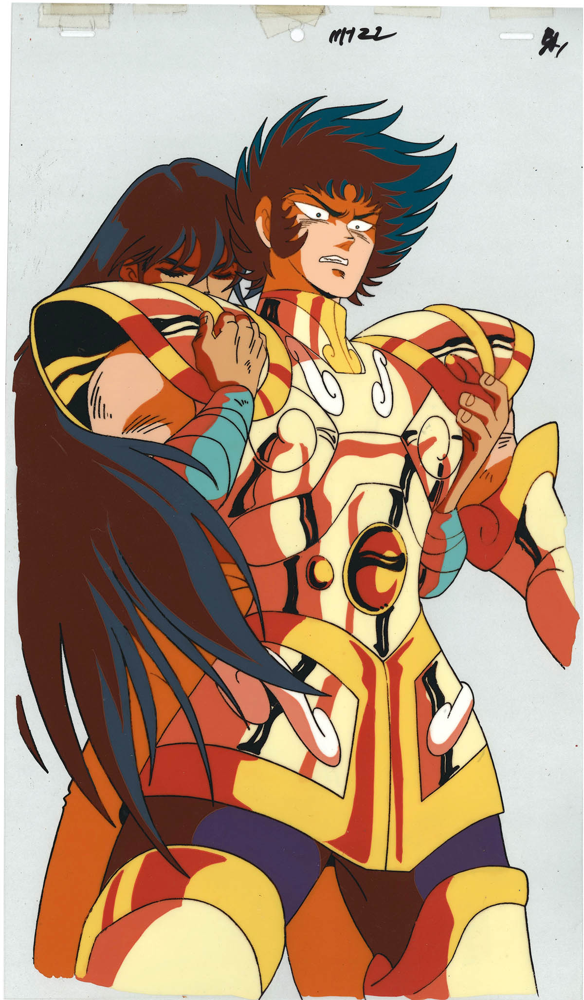 聖闘士星矢 アニメ セル画 ドラゴン紫龍 80年代 3150] 聖闘士星矢 セル /