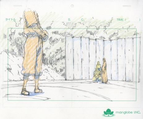 サムライチャンプルー ラフ原画