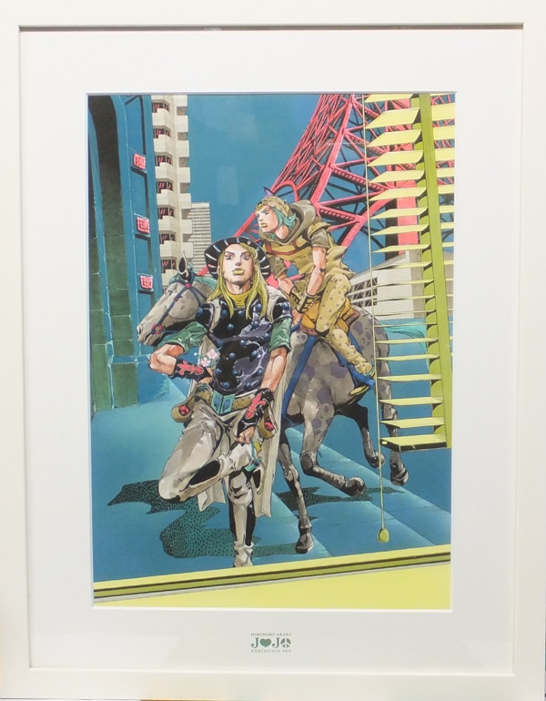 ジョジョの奇妙な冒険 徐倫&ブチャラティ 複製原画 ジョジョの奇妙な