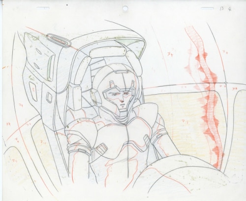 機動戦士ガンダム ガンダム シャア セル画 ｼｬｱ・ｱｽﾞﾅﾌﾞﾙ 劇）機動戦士