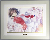 ピ*ー様 みつはしちかこ 直筆カラー色紙（小色紙） ピ*ー様 みつはし