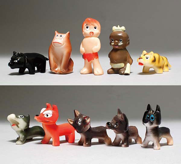 森永製菓 森永まんがココア 狼少年ケン 人形全10体セット箱付