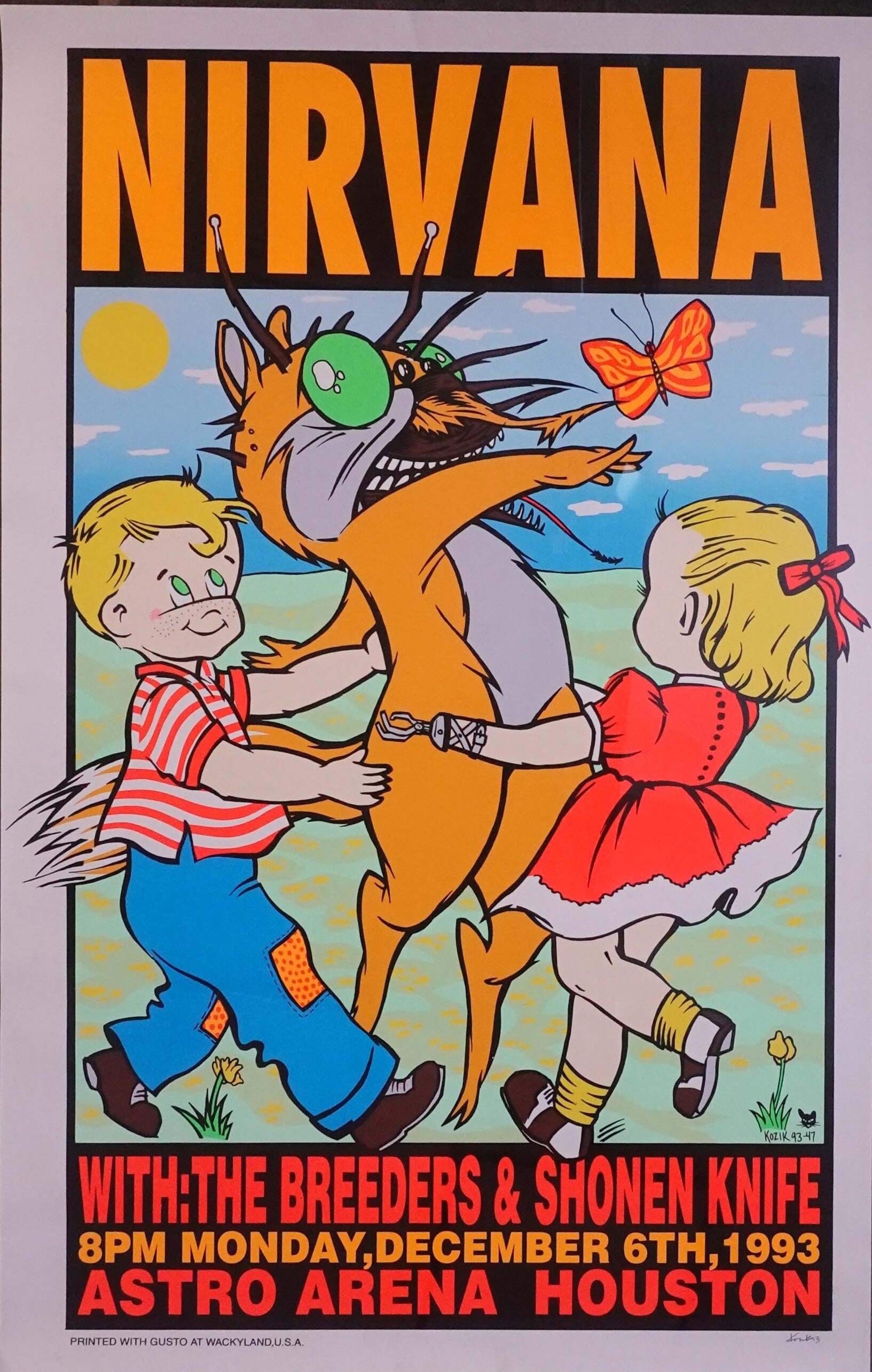 melvins シルクスクリーン frank kozik ポスター 【公式通販】