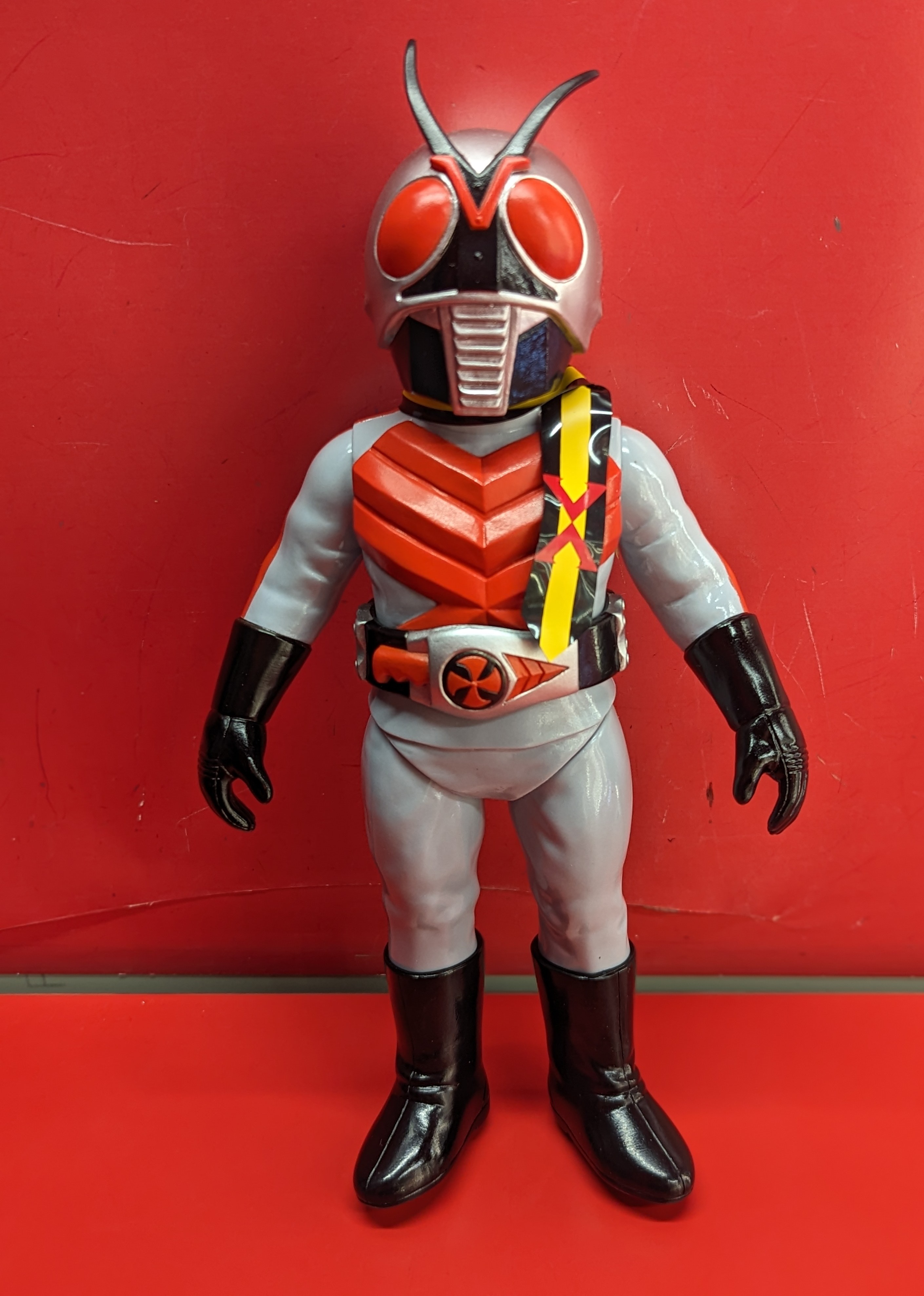 面取れ 仮面ライダー ソフビ 当時もの Yahoo!オークション - 旧