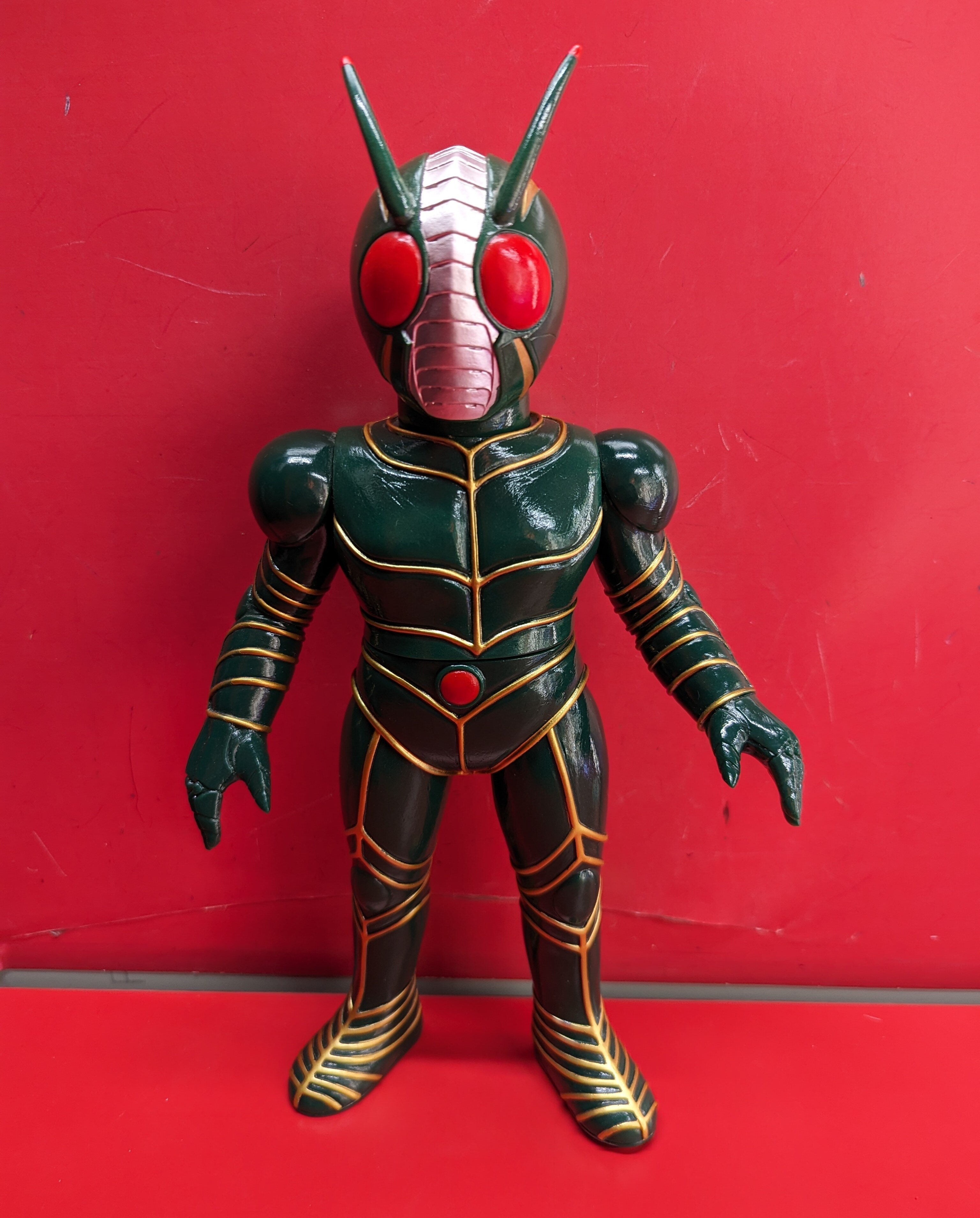 東映レトロ ソフビ コレクション ライダーマン(ロープアームひも付き