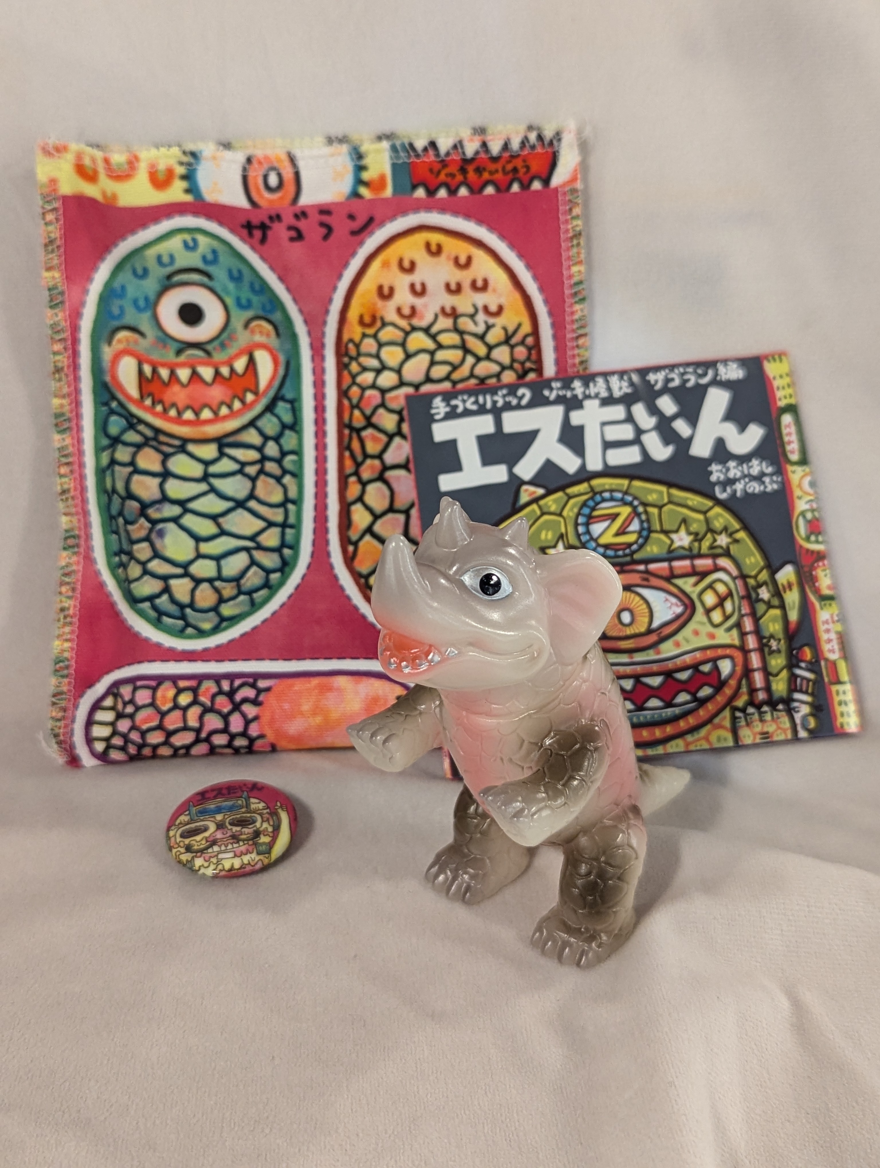 GARGAMEL ゾッキ怪獣シリーズ ザゴラン(黒成型/ミント白塗装)