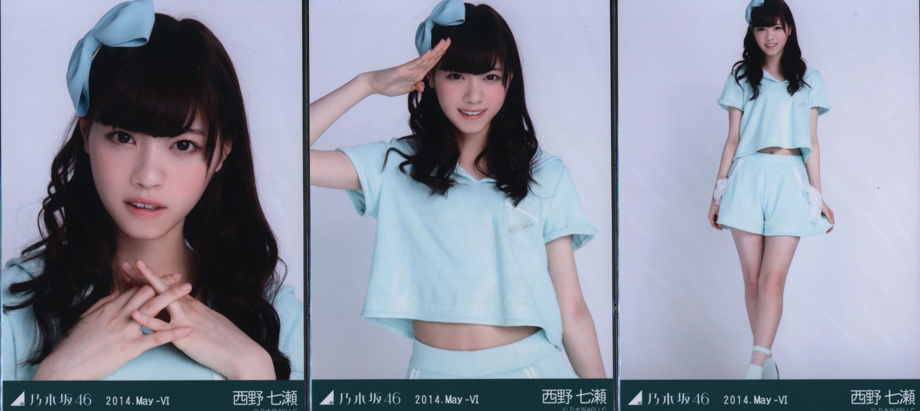 乃木坂46 生写真 西野七瀬 CA風 2014.December-V コンプ