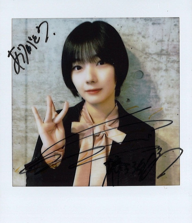 櫻坂46 藤吉夏鈴 グリーティングチェキ直筆サイン