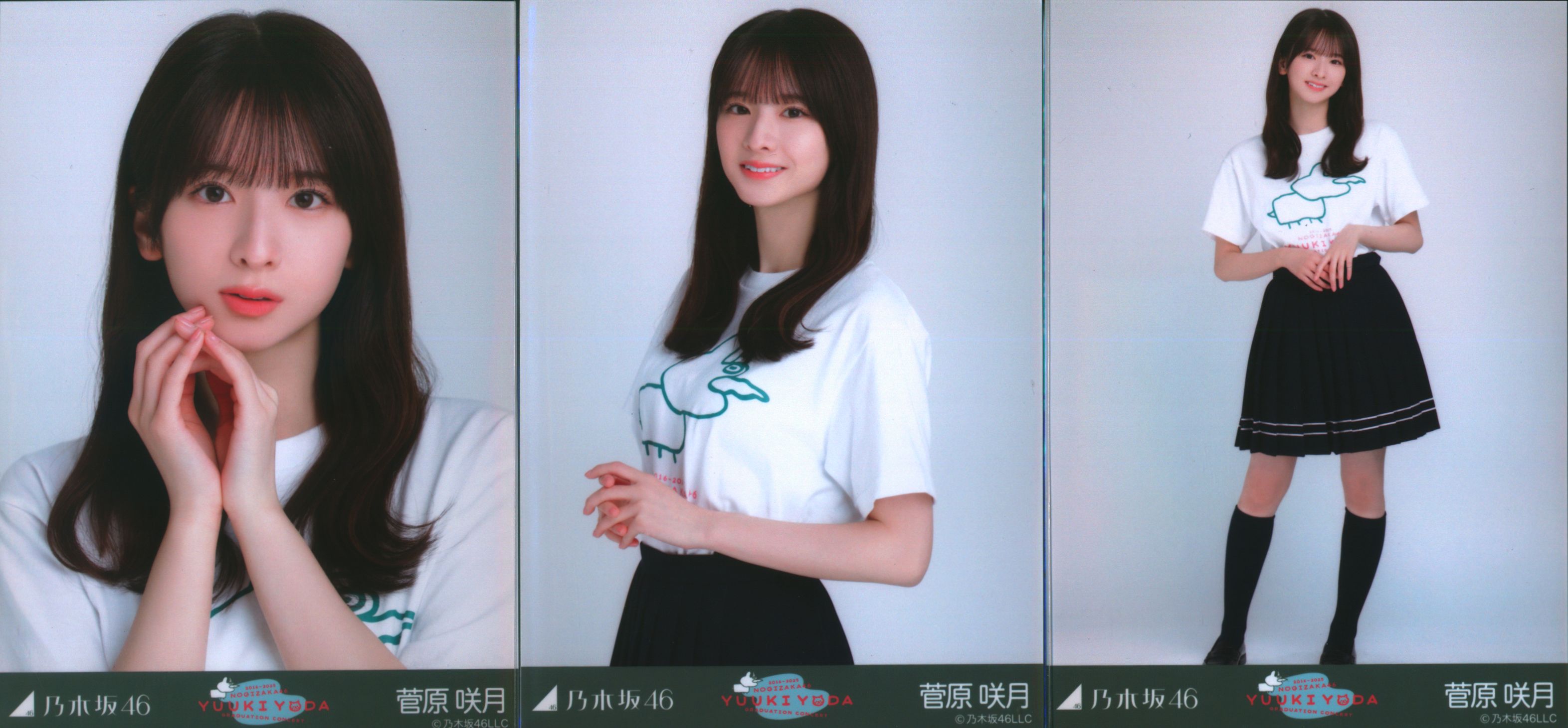 乃木坂46 与田祐希 生写真 卒業記念Tシャツ ごんぞうカチューシャ