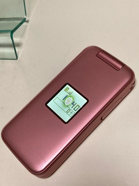 ムスビー｜富士通☆ らくらくホン F-02J ピンク 携帯電話 ドコモ SIM