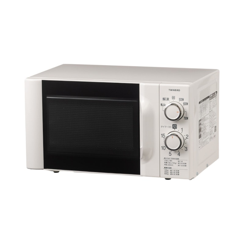 ツインバード TWINBIRD 電子レンジ DR-D419W6を検証レビュー！単機能