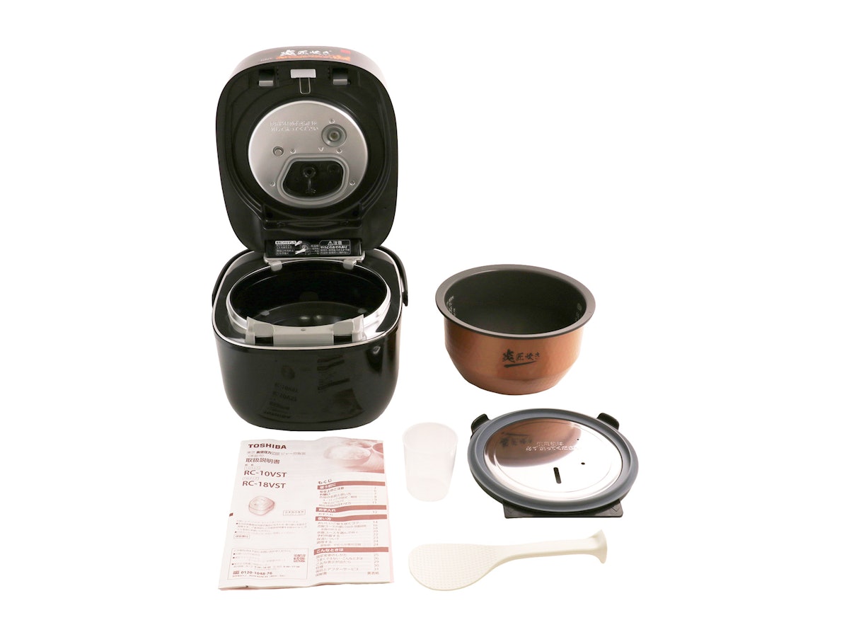 未使用品】TOSHIBA 真空圧力IHジャー炊飯器 炎匠炊き RC-10ZWP 東芝