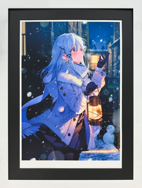 アールビバン 版画 三嶋くろね 少女と竜は虹色の塔へ アールビバン 版画