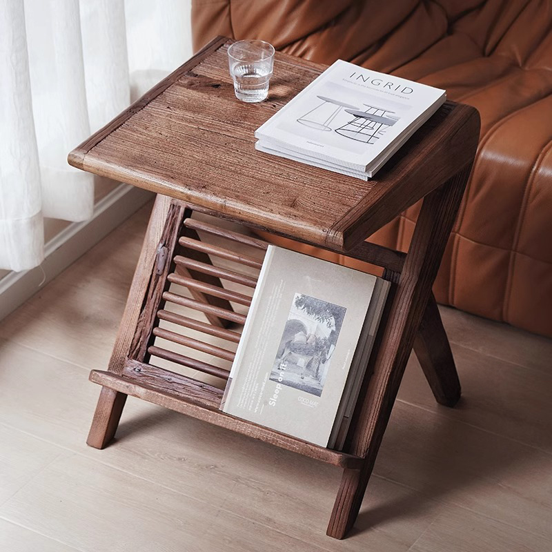 サイドテーブル マガジンラック