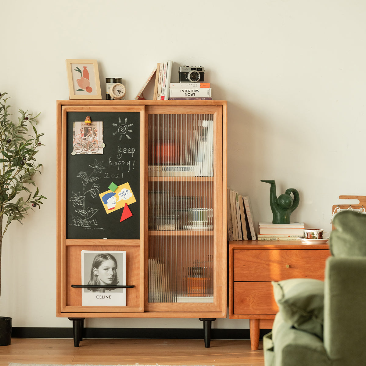 ウッドフレームキャビネット【monoroom町田】 ウッドフレーム