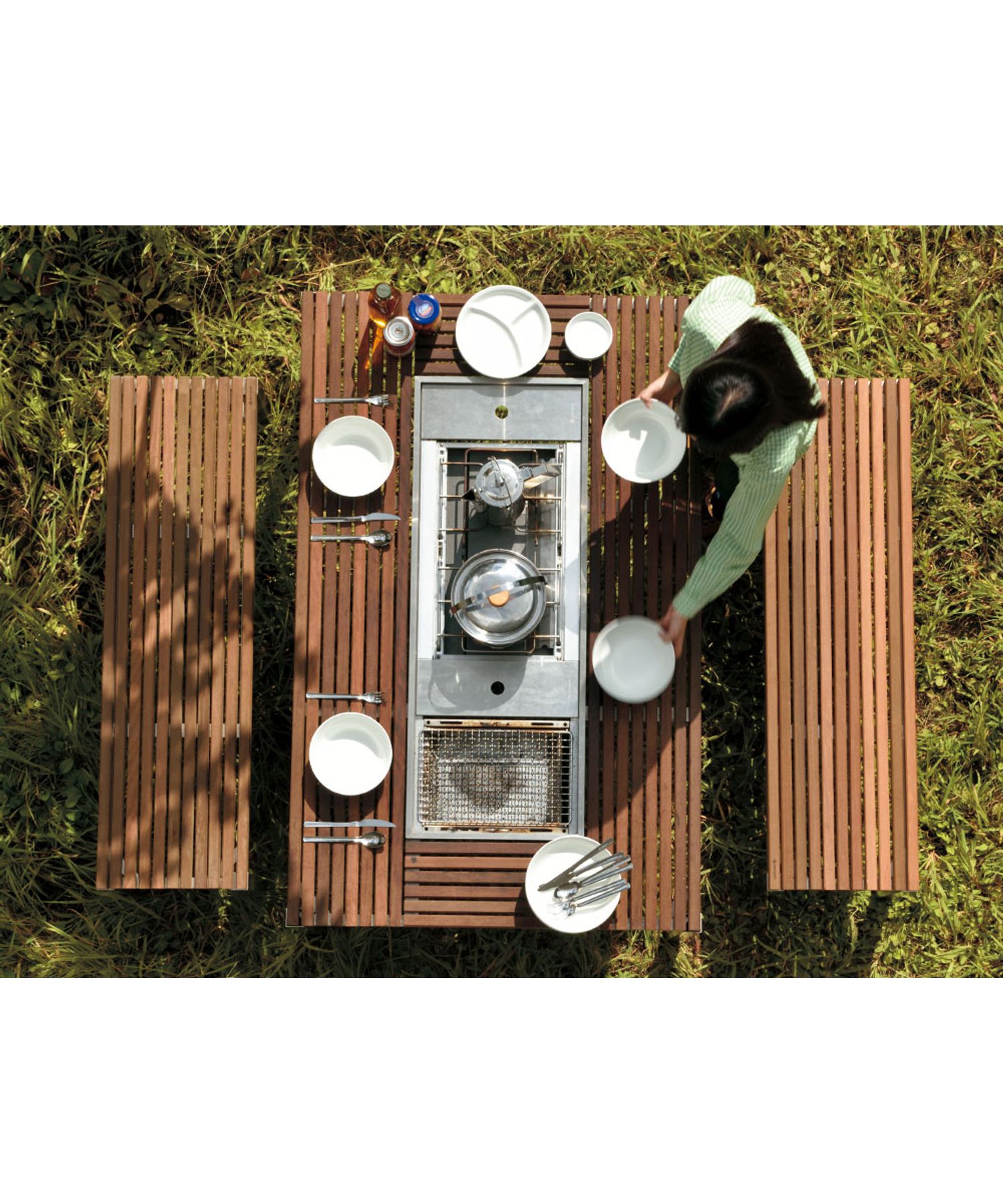 ガーデンユニットテーブル ウッドトップセット| スノーピーク(Snow Peak)