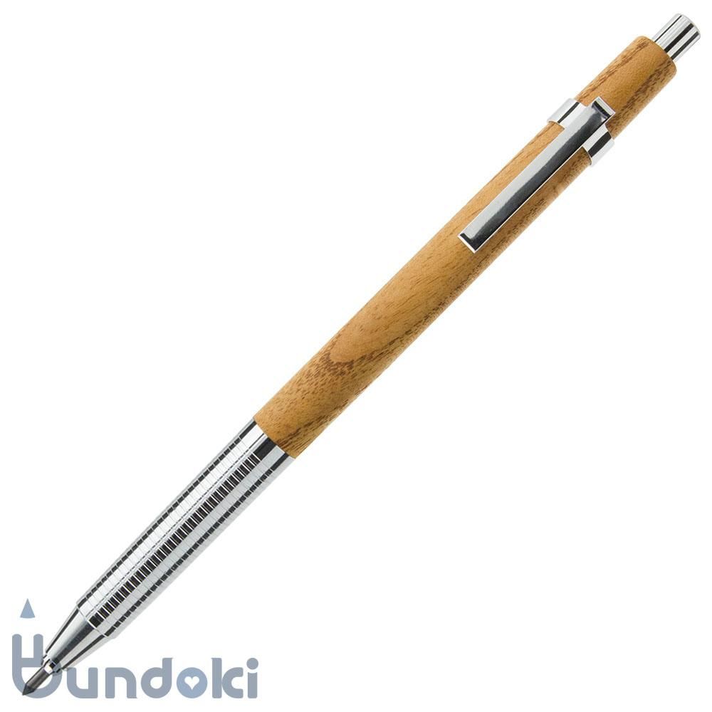 CRAFT A × ブンドキ.com】2ミリ芯ホルダー スリム ドロップ式(桑)