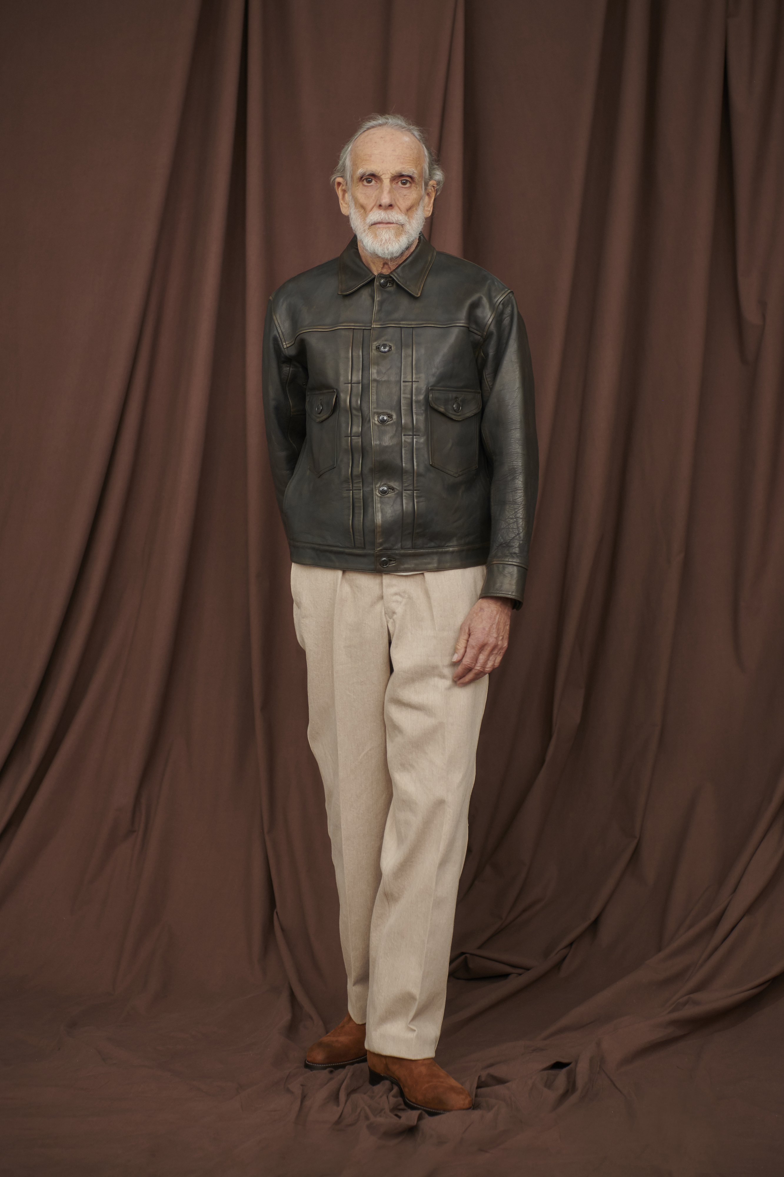 OLD JOE PATINA HORSE-HIDE JEAN JACKET