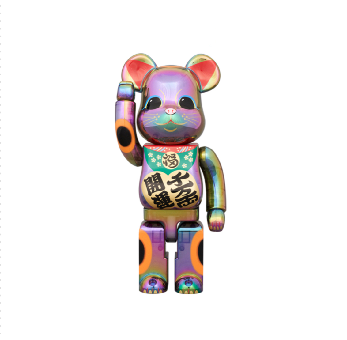 BE@RBRICK 招き猫 桃色透明メッキ 1000％ BE@RBRICK 桃色透明メッキ 1000%
